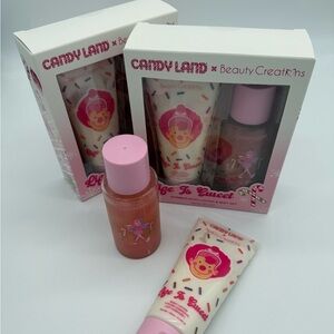 Beauty Creations Candy Land Body Wash Set - Pink and White